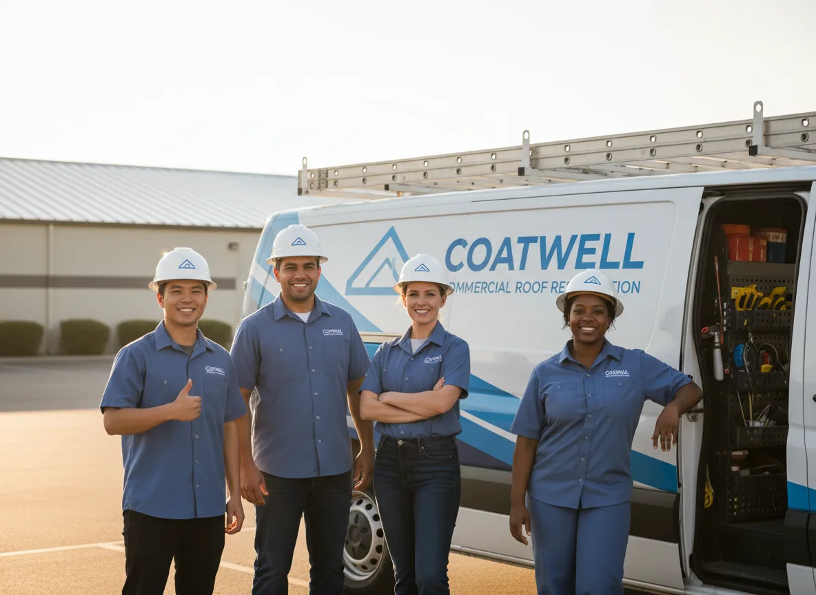 Commercial roof coating company in Fishersville, VA